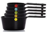 Oxo 11110901 Measuring Cup Set, Plastic, Black