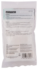 ProSource H20-B020-PS Light-Duty Hinge Pin Door Stop, 2-1/4 in Projection, Die-Cast Zinc & Plastic, Brass