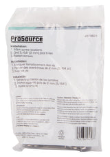 ProSource H-015-BLN Coat and Hat Hook, 33 lb, 2-Hook, 1-1/2 in Opening, Zinc, Nickel