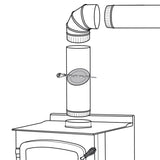 Imperial 4 in. D Cast Iron Damper