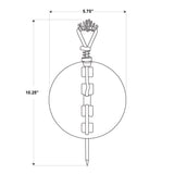 Imperial 6 in. D Cast Iron Damper