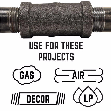 STZ Industries 3/4 in. FIP each X 3/8 in. D FIP Black Malleable Iron Reducing Coupling