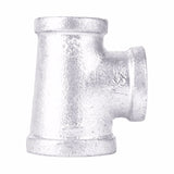 STZ Industries 3/4 in. FIP each X 3/4 in. D FIP 1 in. D FIP Galvanized Malleable Iron Reducing Tee