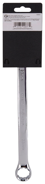 Vulcan MT6549937 Combination Wrench, Metric, 23 mm Head, Chrome Vanadium Steel, Polished