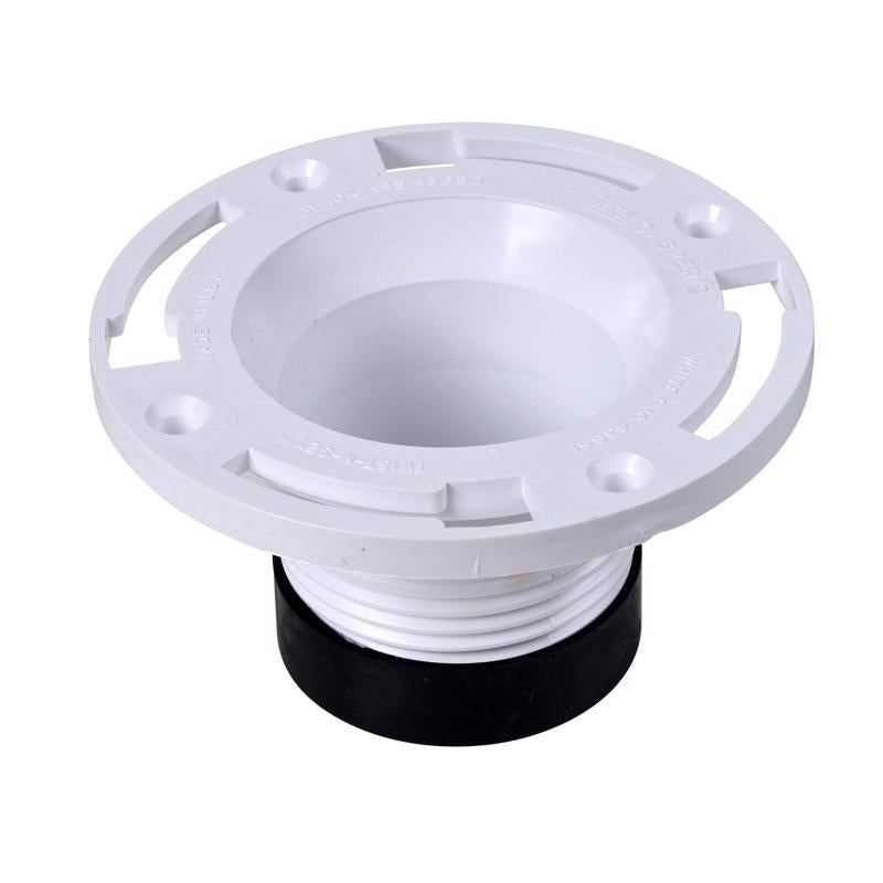 Oatey Twist-N-Set PVC Closet Flange, Pack of 2