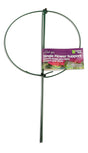 luster leaf 977 Single Ring Flower Support, 24 in L, 14 in Dia, 14 in W, Steel, Green, Vinyl-Coated