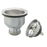 Keeney 3-1/2 in. D Stainless Steel Basket Strainer Assembly