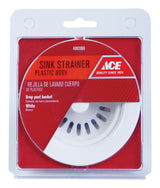 Ace 3-1/2 in. D Plastic Sink Strainer