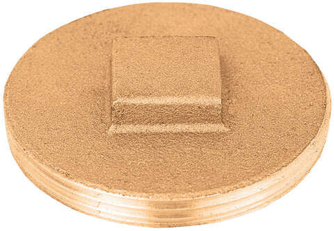 Sioux Chief 4 in. MPT each Brass Replacement Plug