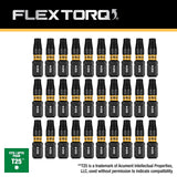 DEWALT FLEXTORQ DWAF1TX25IR30 Impact Screwdriver Bit, T25 Drive, Torx Drive, 1/4 in Shank, Hex Shank, 1 in L, Steel