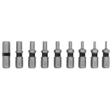 DEWALT TOUGHGRIP DWAF1HSTG9 Hex Security Bit Set, 9-Piece, Steel
