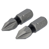 DEWALT TOUGHGRIP DWAF1PH1TG2 Screwdriver Bit, #1 Drive, Phillips Drive, 1/4 in Shank, Hex Shank, 1 in L, Steel