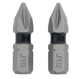 DEWALT TOUGHGRIP DWAF1PH1TG2 Screwdriver Bit, #1 Drive, Phillips Drive, 1/4 in Shank, Hex Shank, 1 in L, Steel
