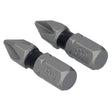 DEWALT TOUGHGRIP DWAF1PH1TG2 Screwdriver Bit, #1 Drive, Phillips Drive, 1/4 in Shank, Hex Shank, 1 in L, Steel