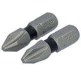 DEWALT TOUGHGRIP DWAF1PH2TG2 Screwdriver Bit, #2 Drive, Phillips Drive, 1/4 in Shank, Hex Shank, 1 in L, Steel