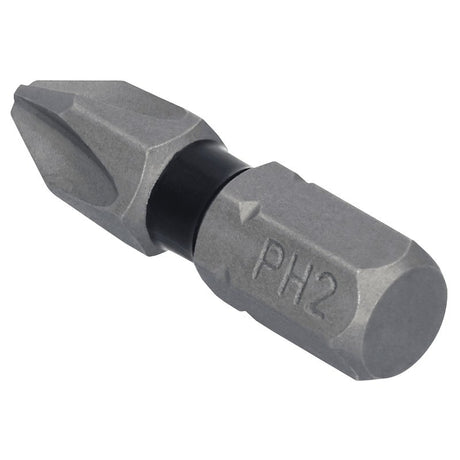 DEWALT TOUGHGRIP DWAF1PH2TG30 Screwdriver Bit, #2 Drive, Phillips Drive, 1/4 in Shank, Hex Shank, 1 in L, Steel