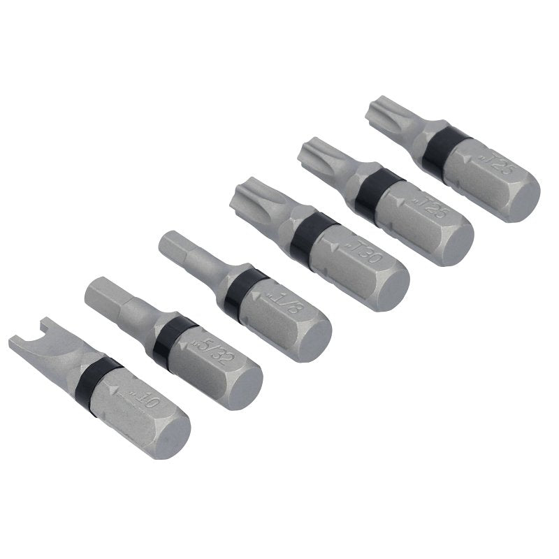 DEWALT TOUGHGRIP DWAF1SECTG6 Security Bit Set, 6-Piece, Steel