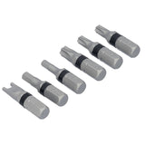 DEWALT TOUGHGRIP DWAF1SECTG6 Security Bit Set, 6-Piece, Steel