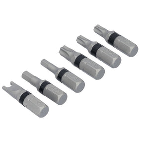 DEWALT TOUGHGRIP DWAF1SECTG6 Security Bit Set, 6-Piece, Steel