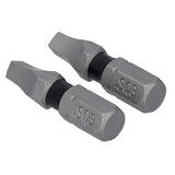 DEWALT TOUGHGRIP DWAF1SQ3TG2 Screwdriver Bit, #3 Drive, Square Drive, 1/4 in Shank, Hex Shank, 1 in L, Steel