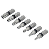 DEWALT TOUGHGRIP DWAF1TSTG7 Torx Security Bit Set, 7-Piece, Steel