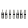 DEWALT TOUGHGRIP DWAF1TSTG7 Torx Security Bit Set, 7-Piece, Steel