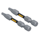 DEWALT TOUGHGRIP DWAF2SQ2TG2 Screwdriver Bit, #2 Drive, Square Drive, 1/4 in Shank, Hex Shank, 2 in L, Steel