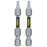 DEWALT TOUGHGRIP DWAF2SQ2TG2 Screwdriver Bit, #2 Drive, Square Drive, 1/4 in Shank, Hex Shank, 2 in L, Steel