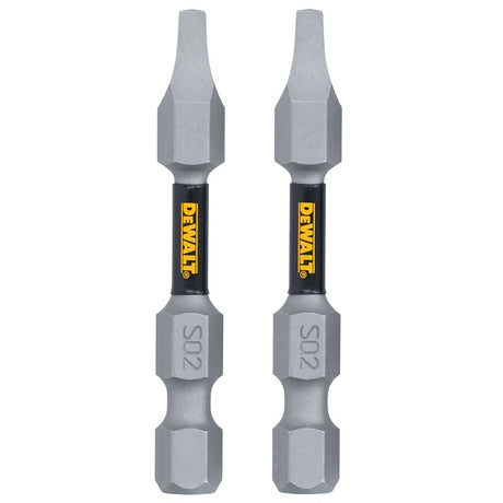 DEWALT TOUGHGRIP DWAF2SQ2TG2 Screwdriver Bit, #2 Drive, Square Drive, 1/4 in Shank, Hex Shank, 2 in L, Steel