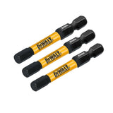 DEWALT DWAF2HX6IR3 Insert Bit, 6 mm Drive, Hex Drive, 1/4 in Shank, Hex Shank, 2-1/4 in L, Steel