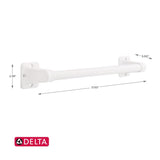 Delta 17.63 in. L Stainless Steel Grab Bar