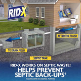 RID-X Powder Septic System Treatment 9.8 oz, Pack of 12