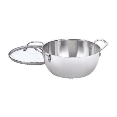Cuisinart Chef's Classic Stainless Steel Pot 5.5 qt Silver