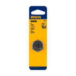 Irwin Hanson High Carbon Steel SAE Hexagon Die 4-40 1 pc