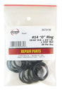 Danco 15/16 in. D X 3/4 in. D Rubber O-Ring 20 pk
