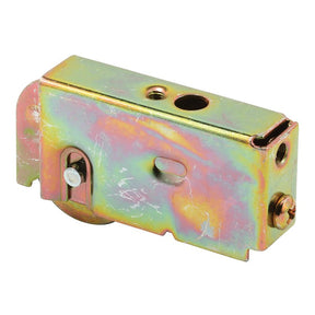 Prime-Line D 1723 Roller Assembly, 1-1/4 in Dia Roller, 5/16 in W Roller, Steel, 1-Roller, Plain Back Mounting