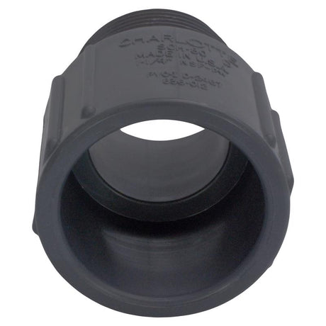 Charlotte Pipe Schedule 80 2 in. Slip X 2 in. D MPT PVC Pipe Adapter 1 pk