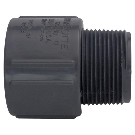 Charlotte Pipe Schedule 80 2 in. Slip X 2 in. D MPT PVC Pipe Adapter 1 pk