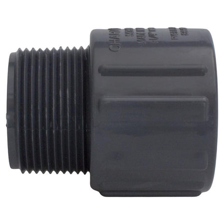 Charlotte Pipe Schedule 80 2 in. Slip X 2 in. D MPT PVC Pipe Adapter 1 pk