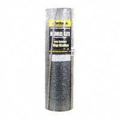 Jackson Wire 11 03 23 13 Hardware Cloth, 50 ft L, 24 in W, 19 ga Gauge, Square Mesh, 1/2 x 1/2 in Mesh, Galvanized