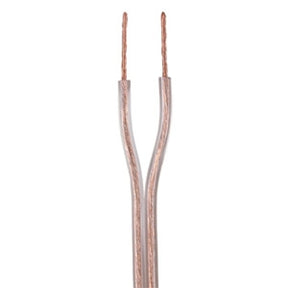 Audiovox CAH1825R Speaker Wire, 18 AWG Wire, Clear Sheath