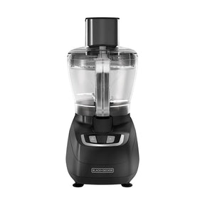 Black+Decker FP1600B Food Processor, 8 Cups Bowl, 450 W, Button Control, Black