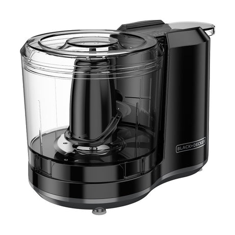 Black+Decker HC150B Chopper, 1.5 Cup Capacity, 1-Speed, Black