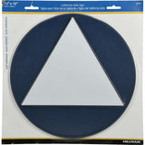 HILLMAN English Blue Restroom Sign 12 in. H X 12 in. W, Pack of 6