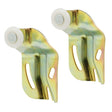 Prime-Line N 6509 Roller Assembly, 3/4 in Dia Roller, 1/4 in W Roller, Nylon, Brown, 1-Roller, 50 lb, Side