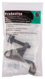 ProSource H20-B039-PS Heavy-Duty Hinge Pin Door Stop, 2-3/4 in Projection, Die-Cast Zinc & Plastic, Venetian Bronze