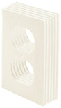 Frost King OS6H Plate Sealer, 4 in L, 2-1/2 in W, Plastic Foam, White