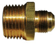JMF Company 1/4 in. Flare X 1/4 in. D Male Brass Connector, Pack of 4