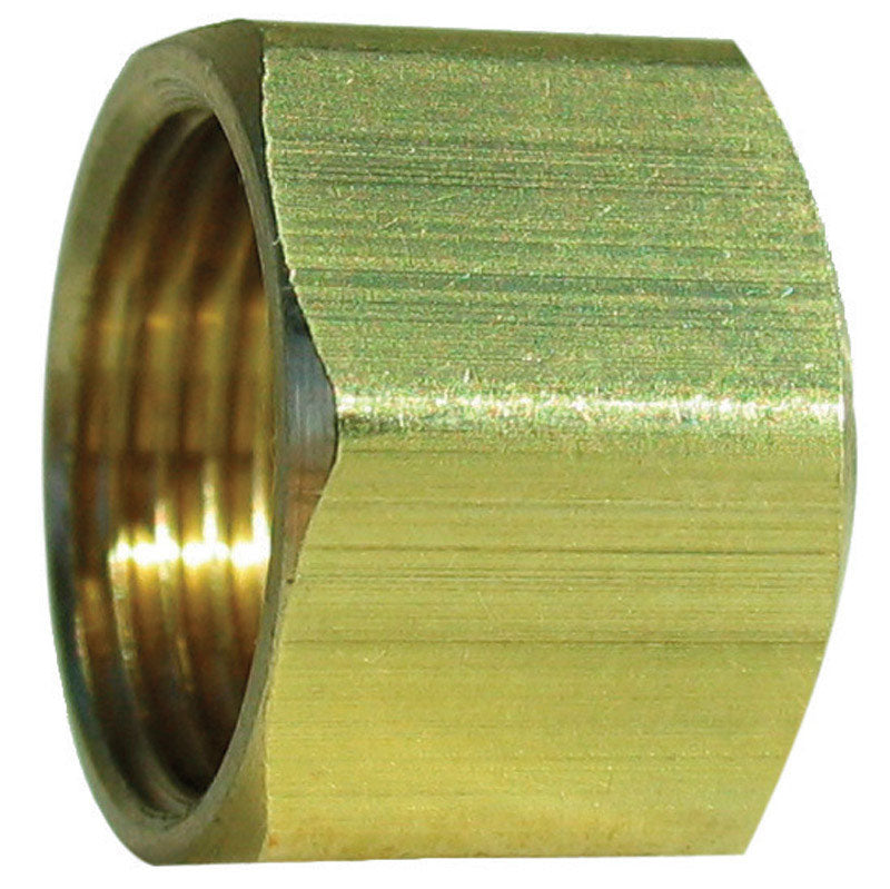 JMF Company 3/16 in. Compression X 3/16 in. D Compression Brass Nut, Pack of 5