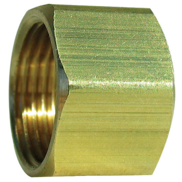 JMF Company 3/16 in. Compression X 3/16 in. D Compression Brass Nut, Pack of 5